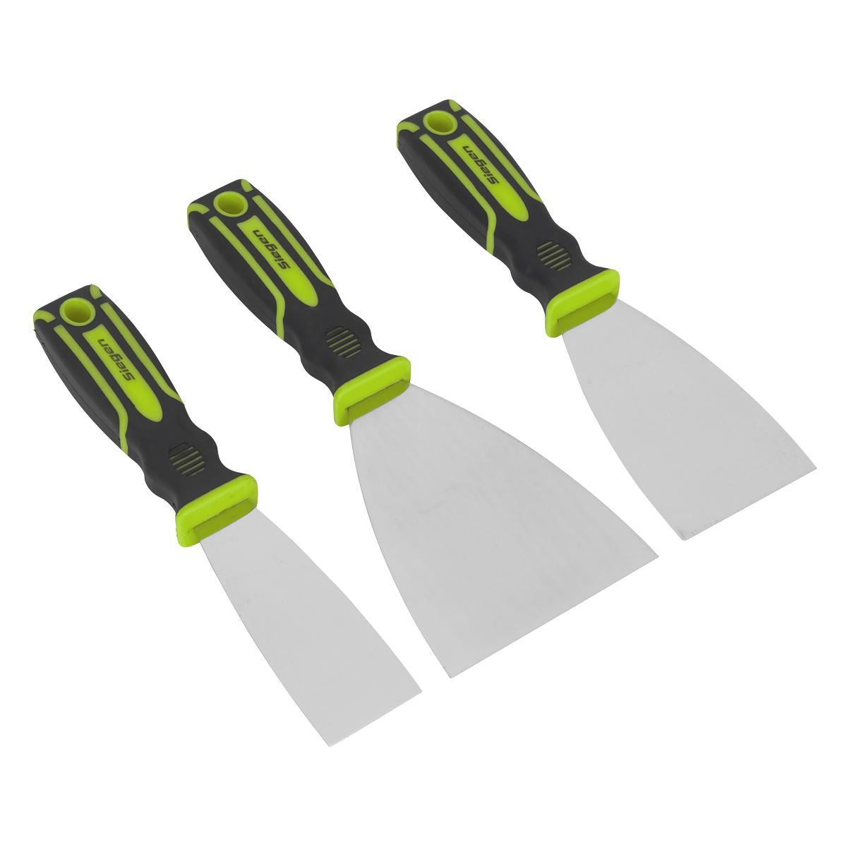 Siegen by Sealey 3 Piece Scraper Set 38mm 60mm 90mm