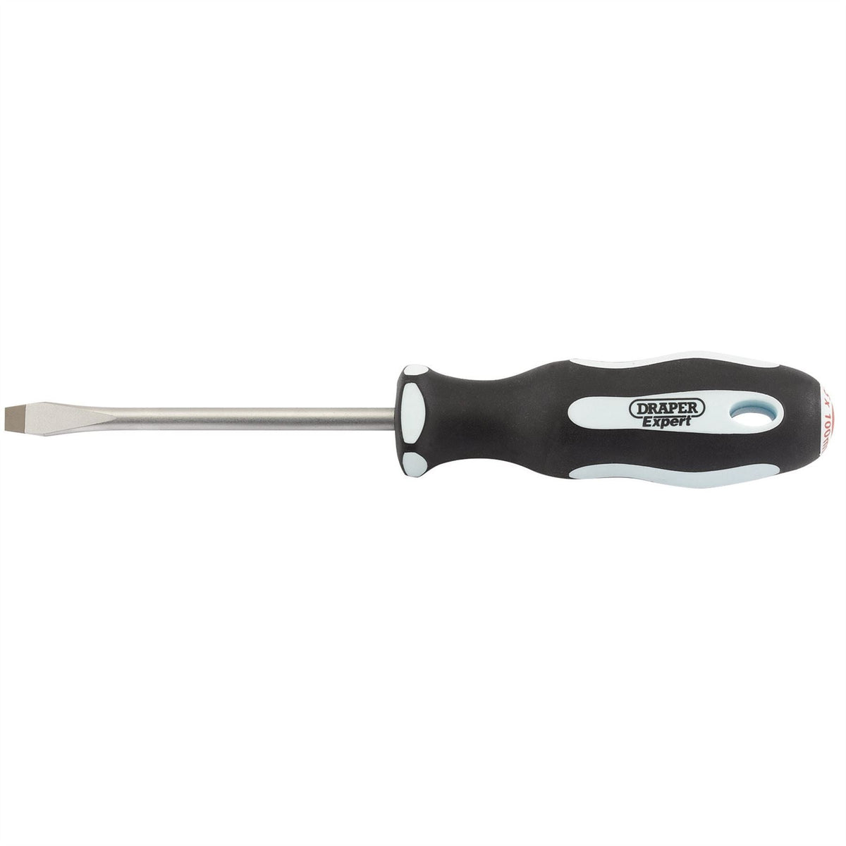 Draper Expert Plain Slot Soft Grip Screwdriver 6.5 x 100mm 34978  White Rose Tools
