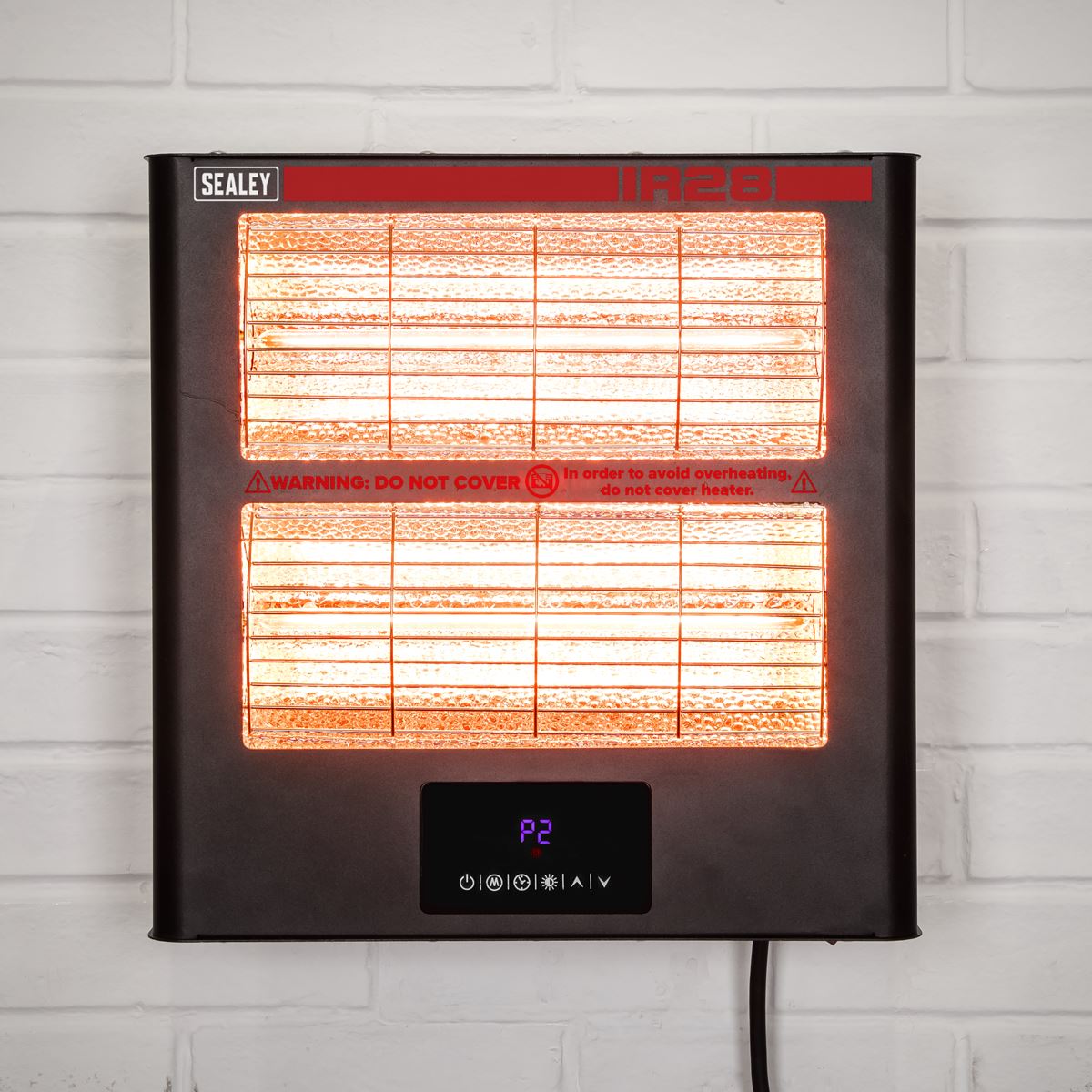 Sealey Infrared Quartz Heater - Wall Mounting 2.8kW/230V