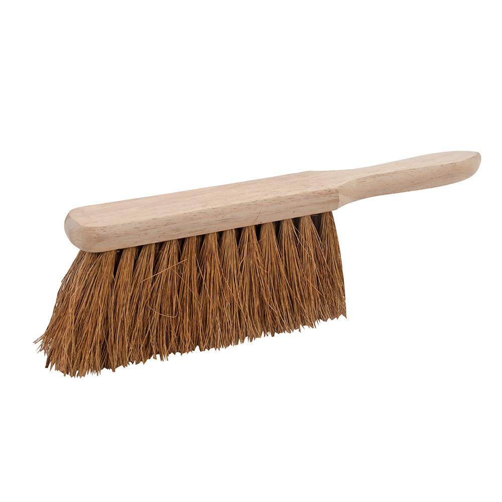 Silverline 12" Soft Coco Hand Brush Sweep Broom Clean Wooden Handle