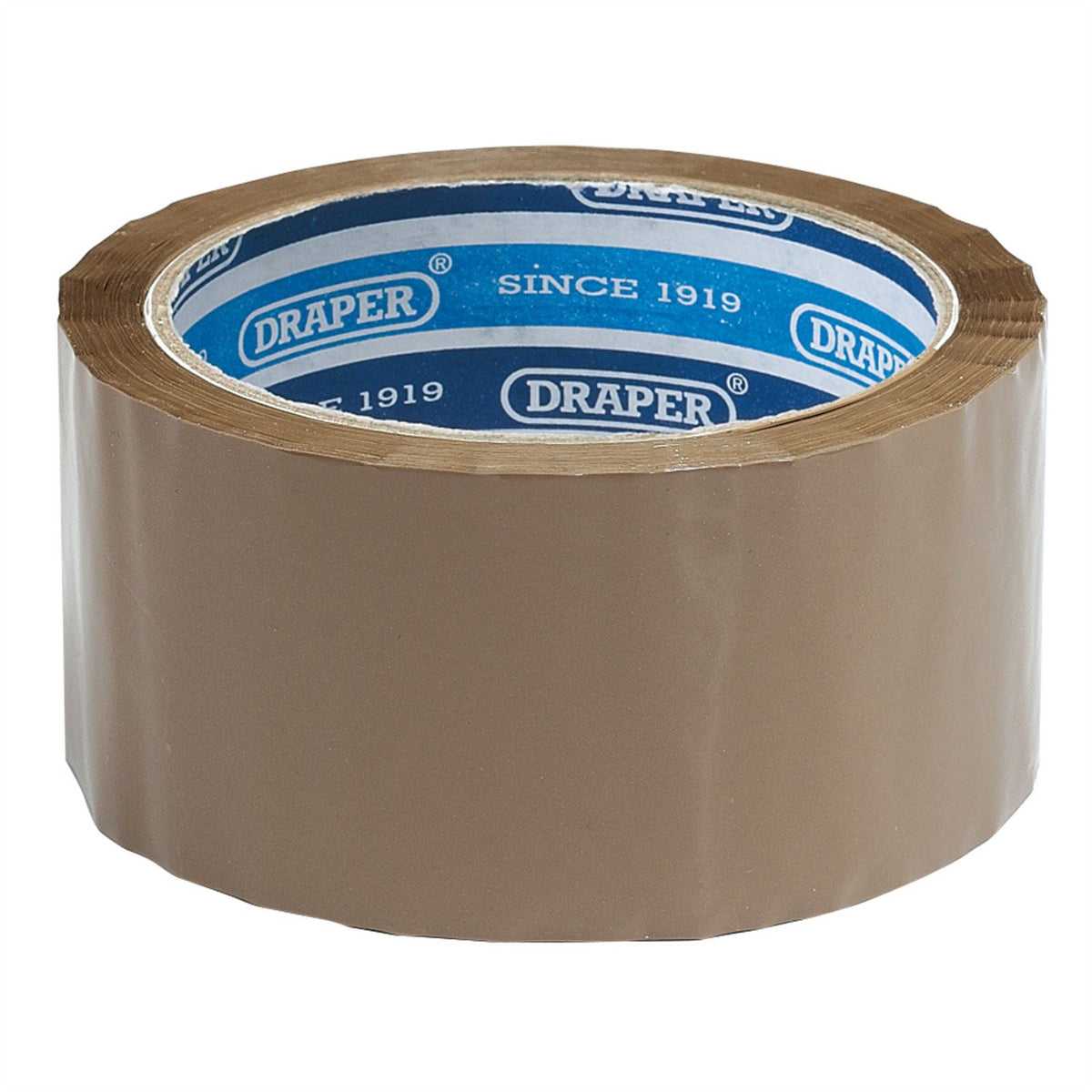 Draper Packing Tape Roll 66m x 50mm 63388  White Rose Tools