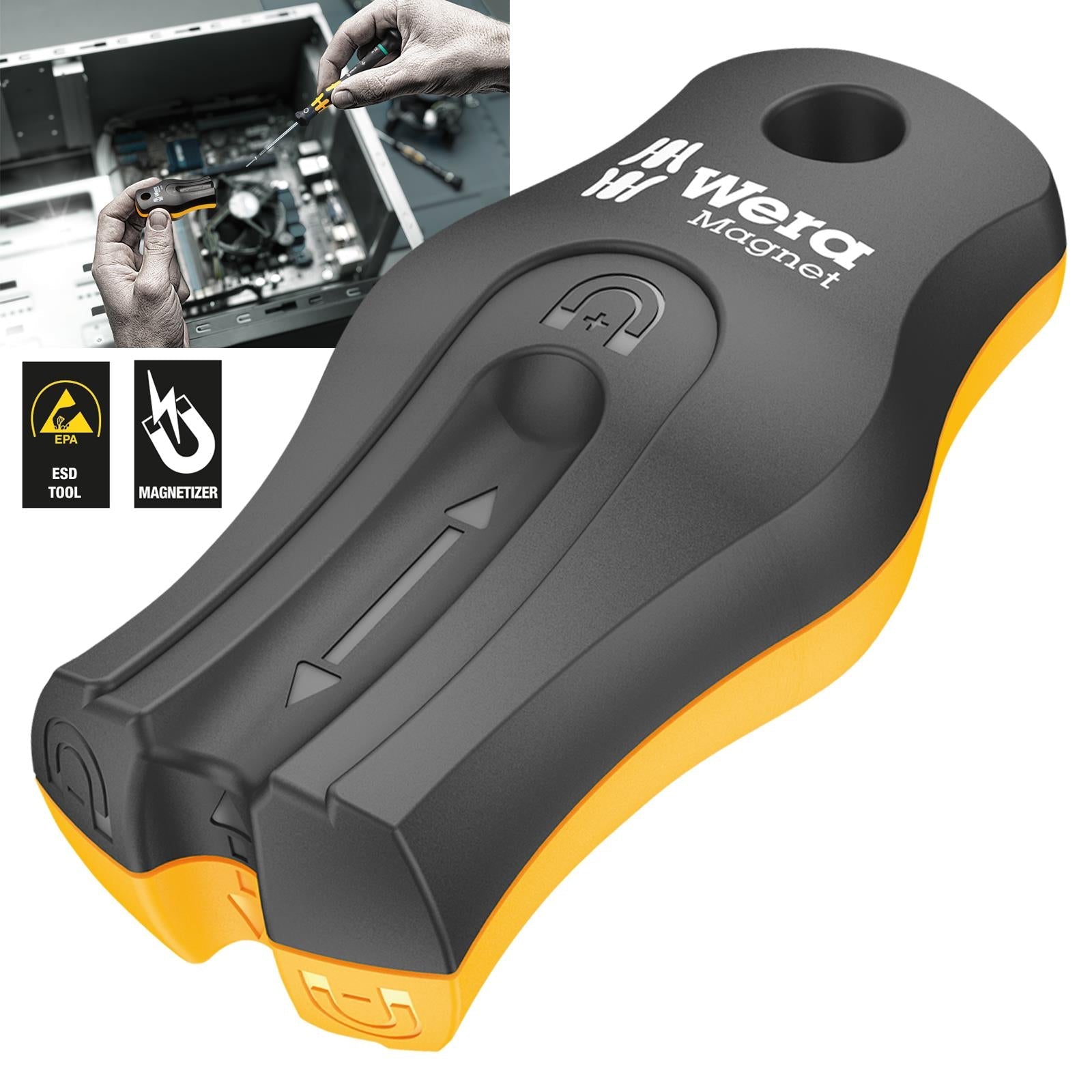 Wera Magnetiser Demagnetiser Screwdriver Tips 9514 ESD Magnetiser SB 