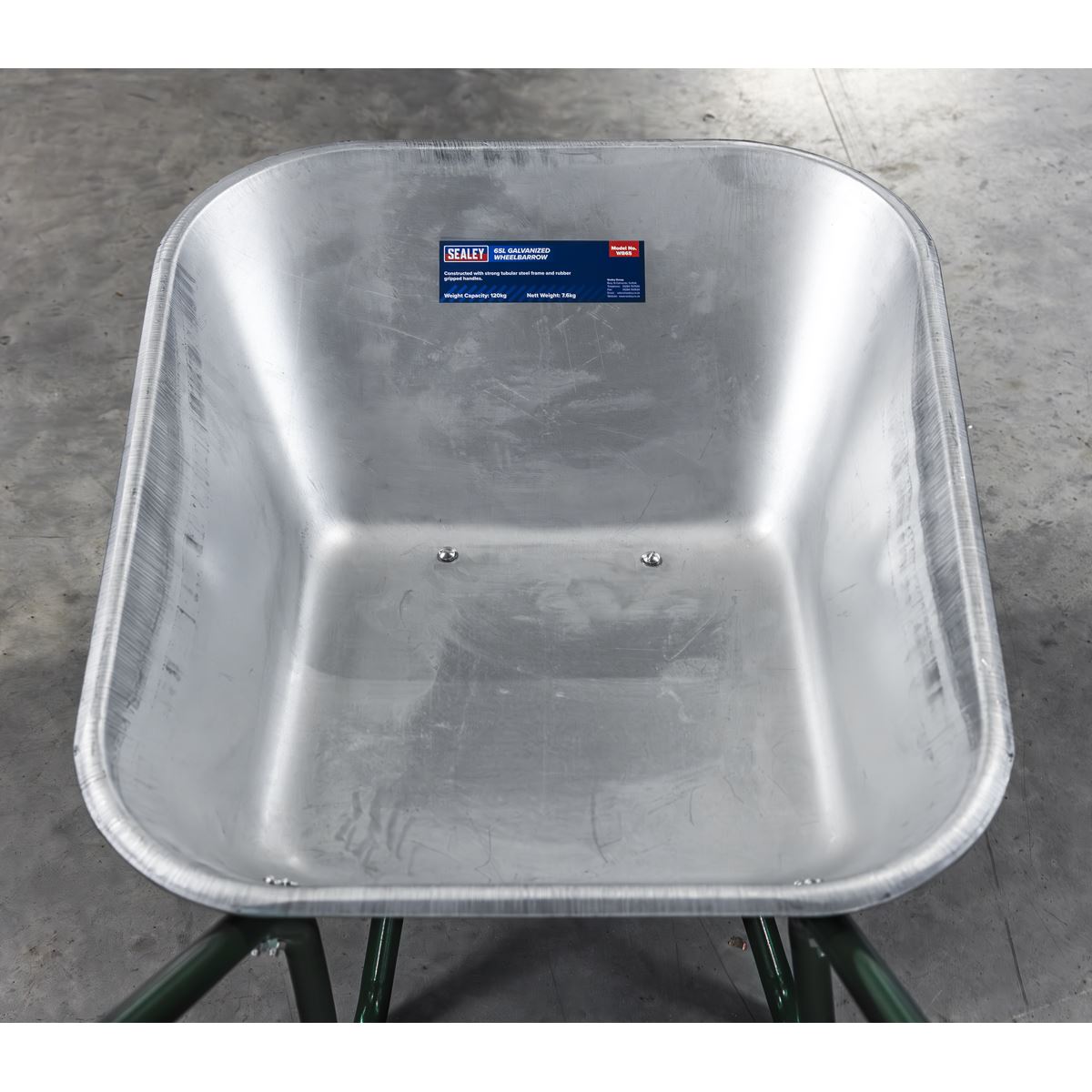 Sealey Wheelbarrow 65L Galvanized 