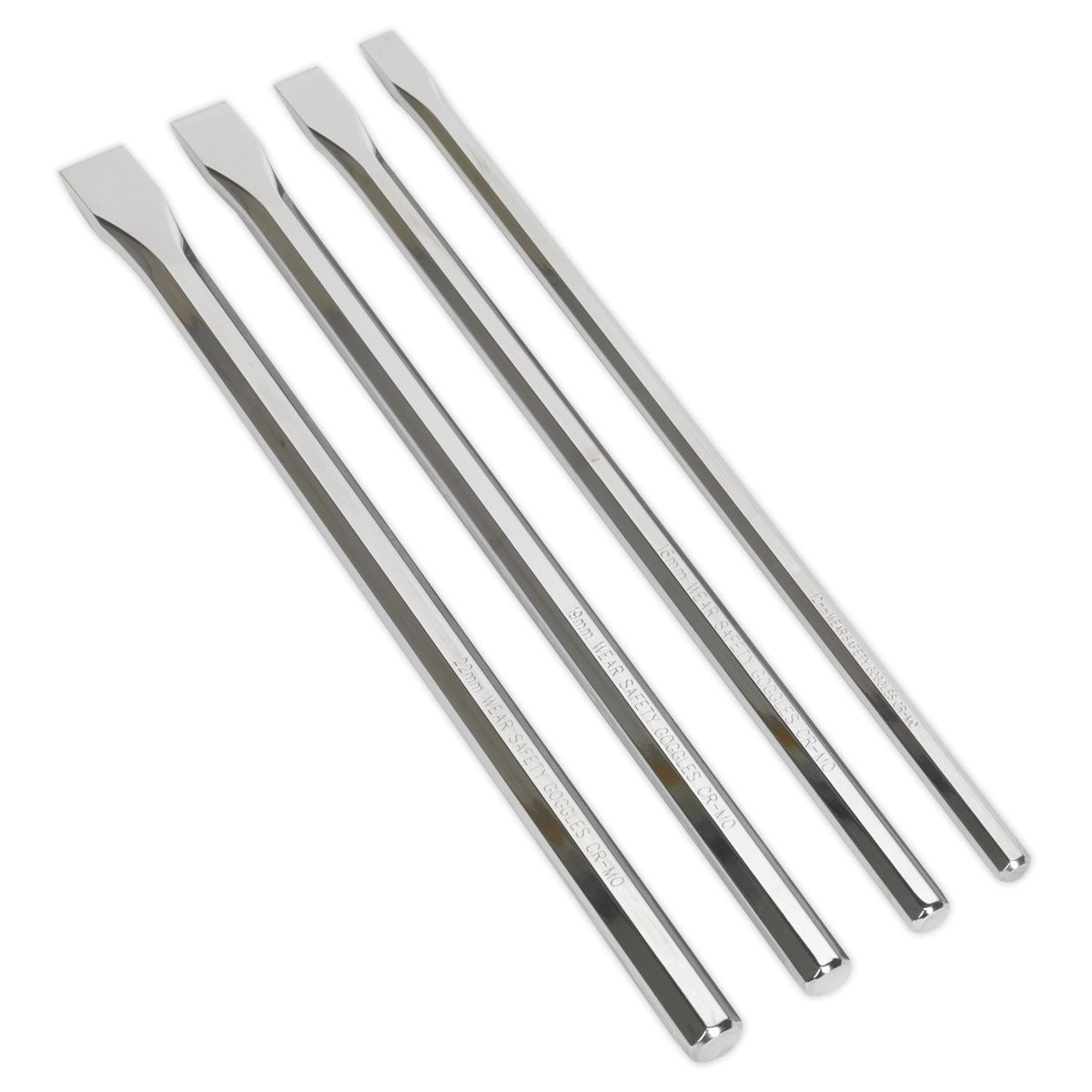 Sealey Premier Chisel Set 4pc Extra-Long 