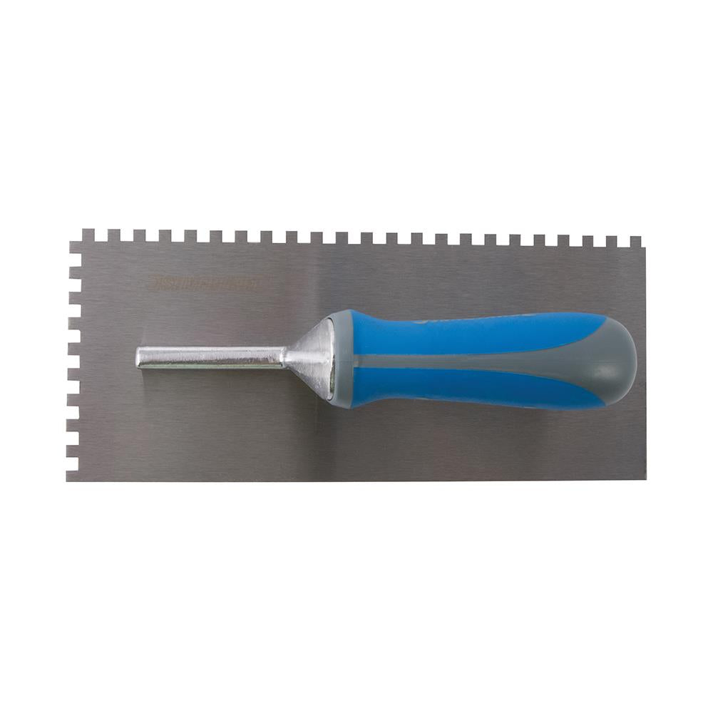 Silverline Adhesive Trowel Soft-Grip 280 x 120mm - 6mm Teeth 880084