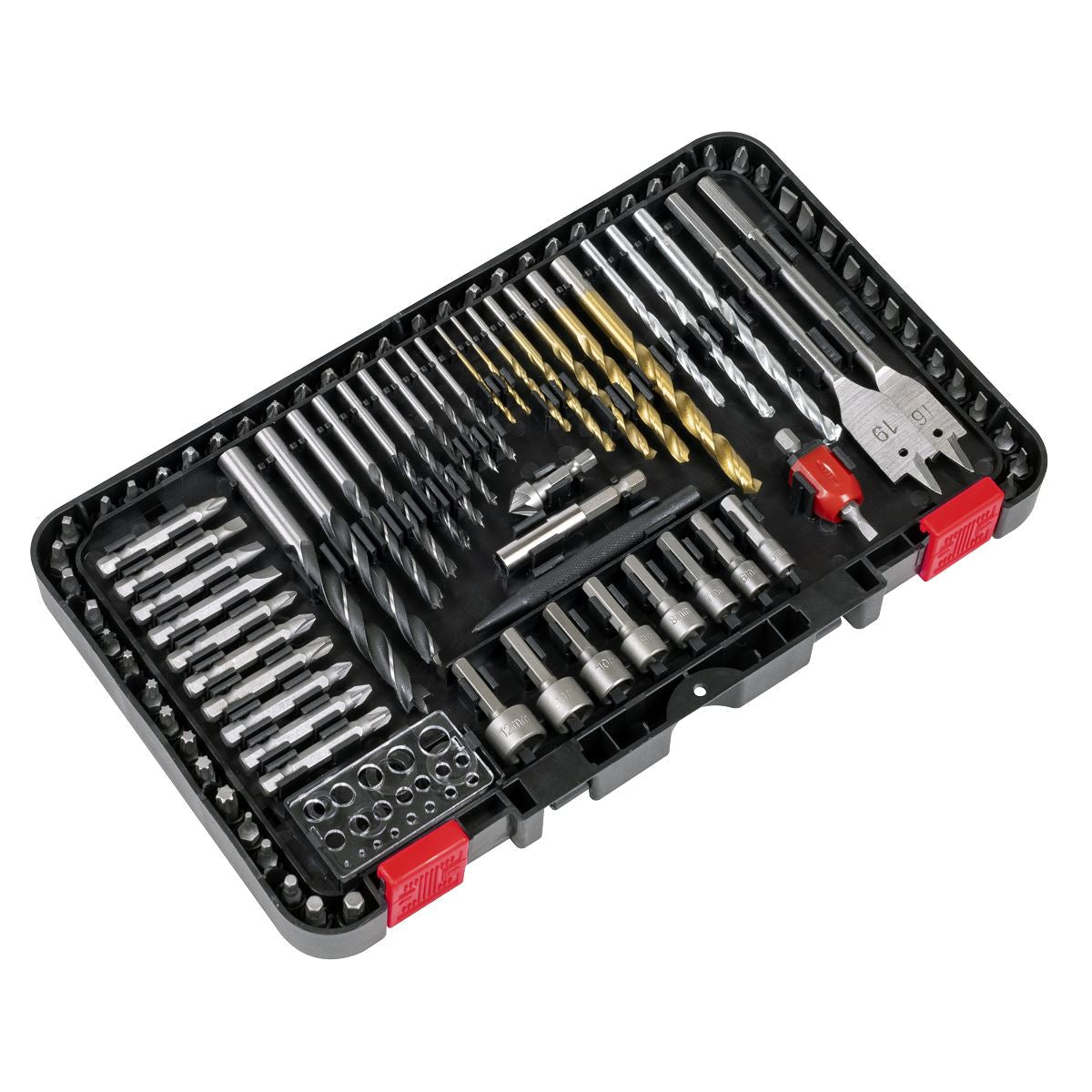 Sealey Drill & Bit Accessory Set 104pc  White Rose Tools
