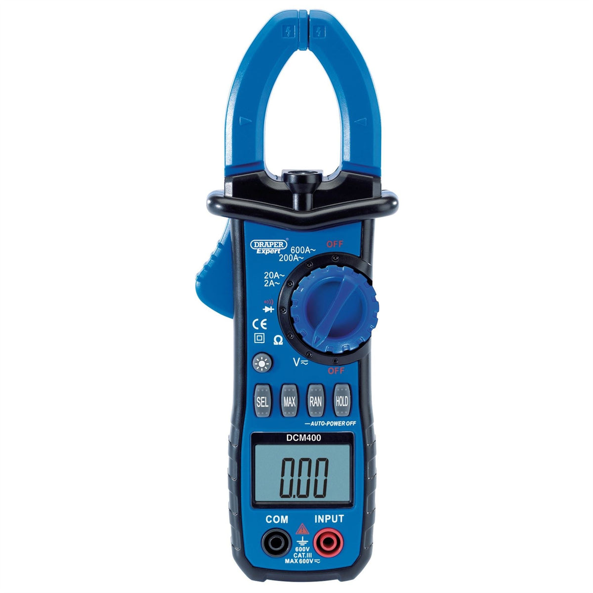 Draper Expert Manual-Ranging Digital Clamp Meter 41864  White Rose Tools