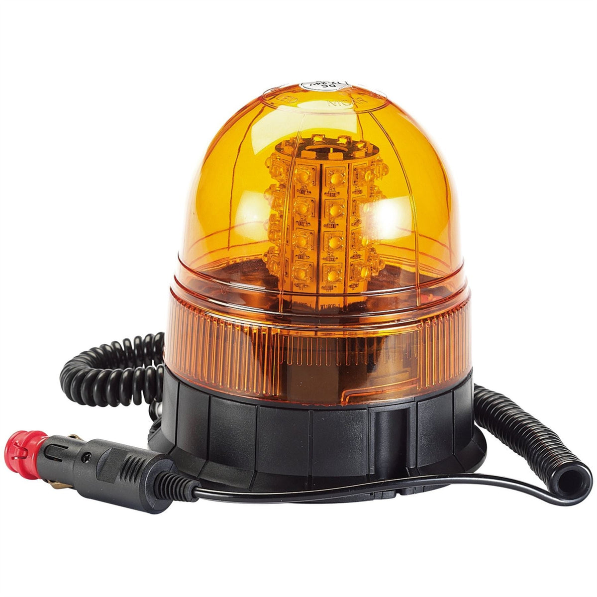 Draper 12/24V LED Magnetic Base Rotating Beacon 400 Lumens 63881  White Rose Tools