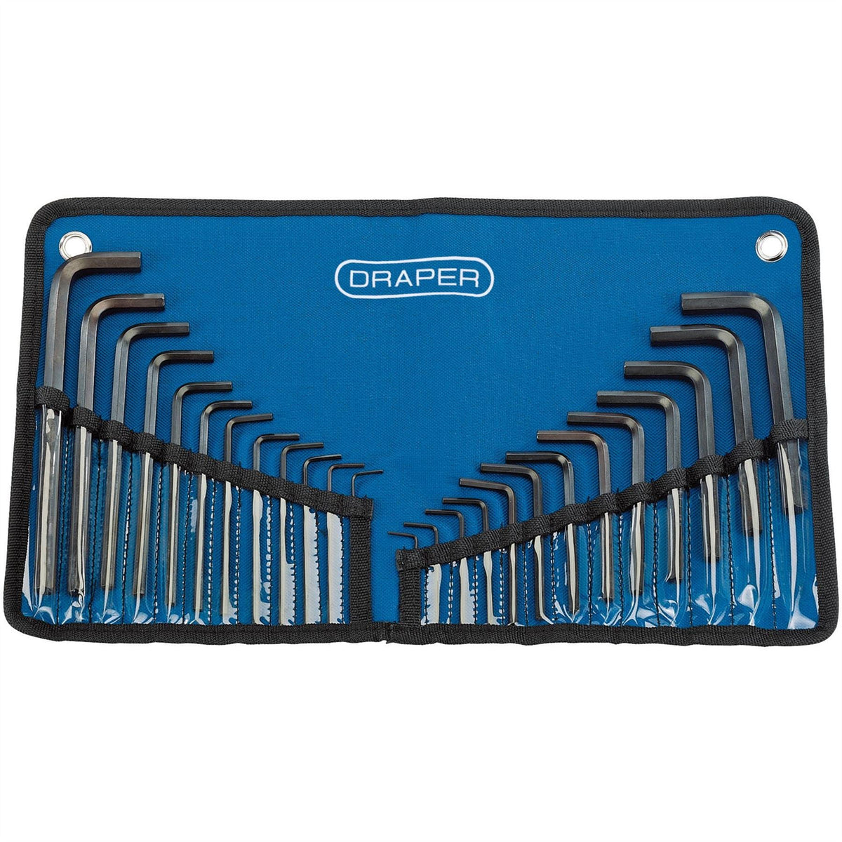 Draper Metric/Imperial Combined Hex. Key Set (25 Piece) 33892  White Rose Tools