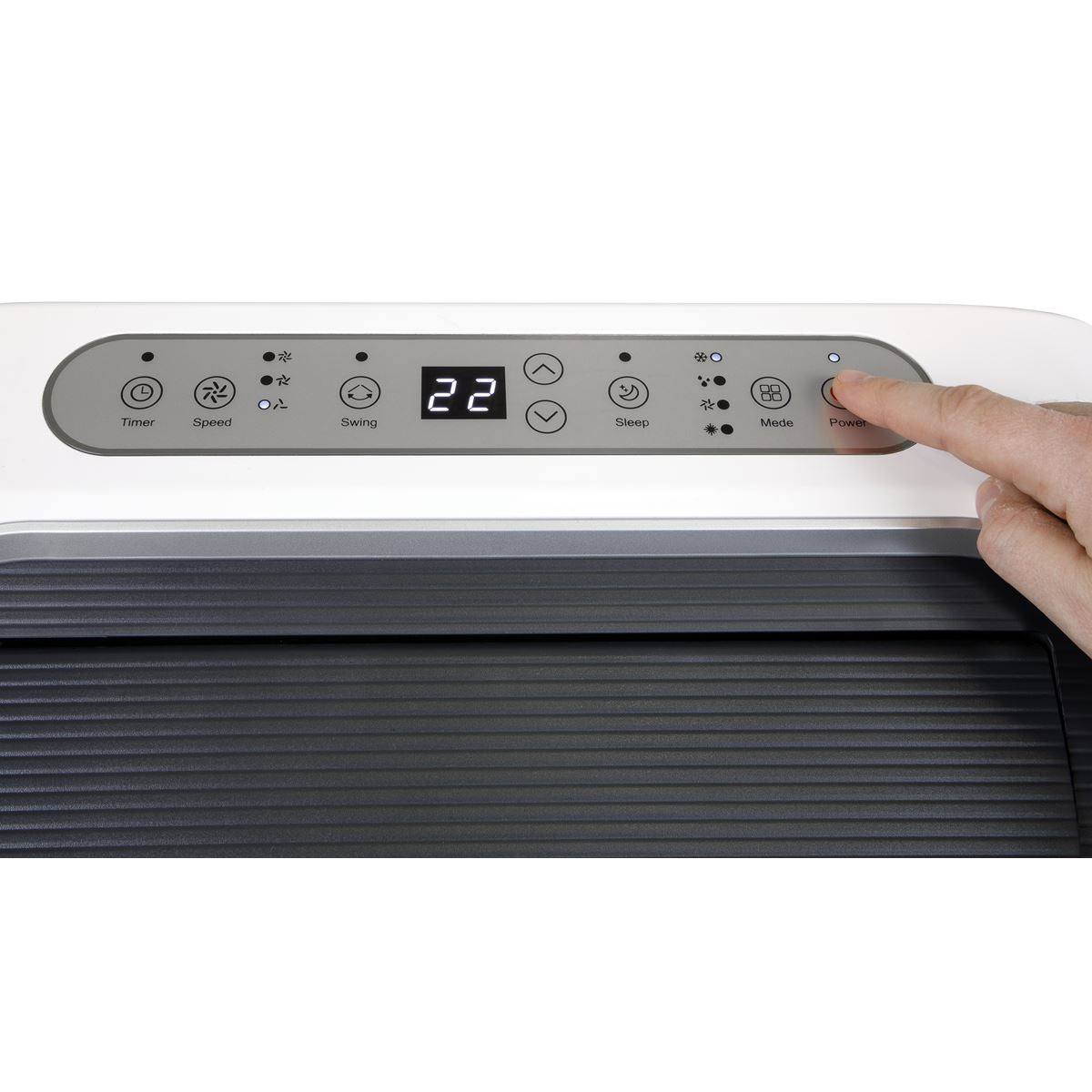 Sealey Portable Air Conditioner/Dehumidifier/Air Cooler/Heater with Window Sealing Kit 16,000Btu/hr  White Rose Tools