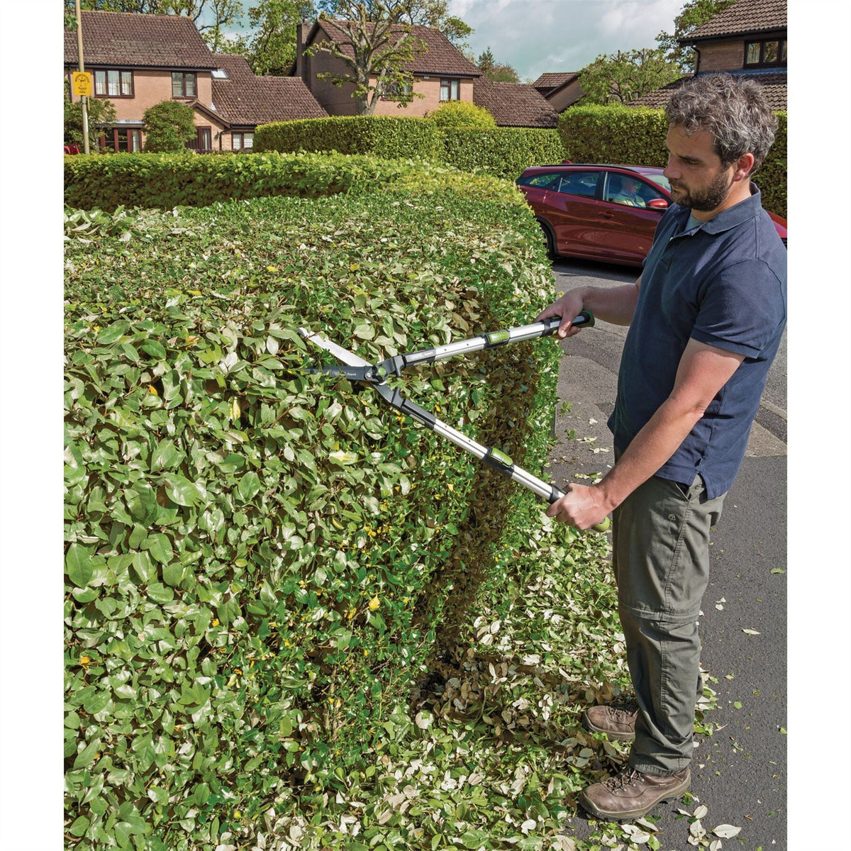 Draper Expert Telescopic Soft Grip Straight Edge Garden Shears 200mm 36780  White Rose Tools