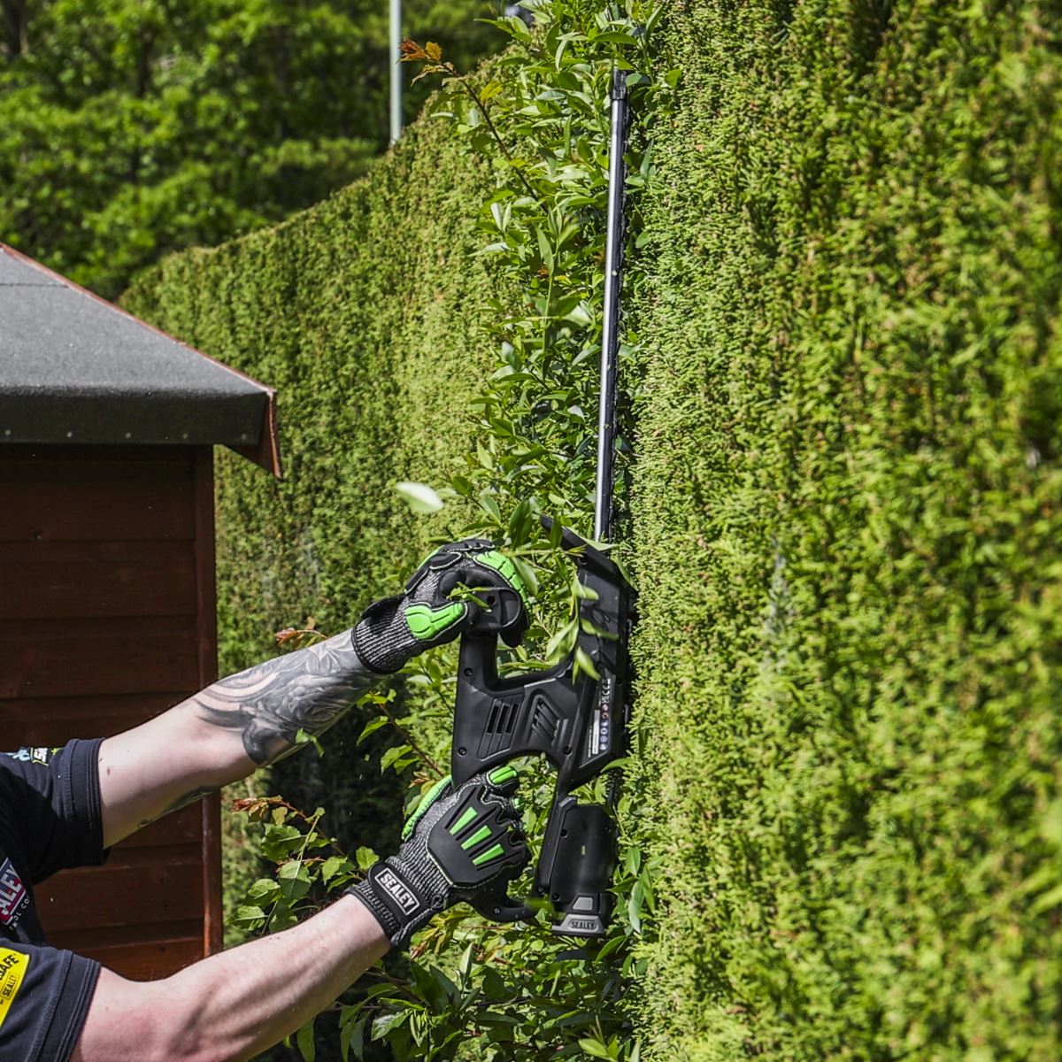 Sealey SV10.8 Series Cordless Hedge Trimmer 10.8V - Body Only  White Rose Tools