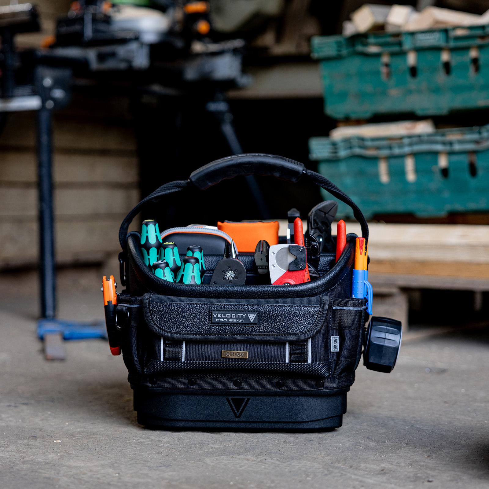 Velocity Rogue 30XS Open Tote Black OT-30XS-B  White Rose Tools