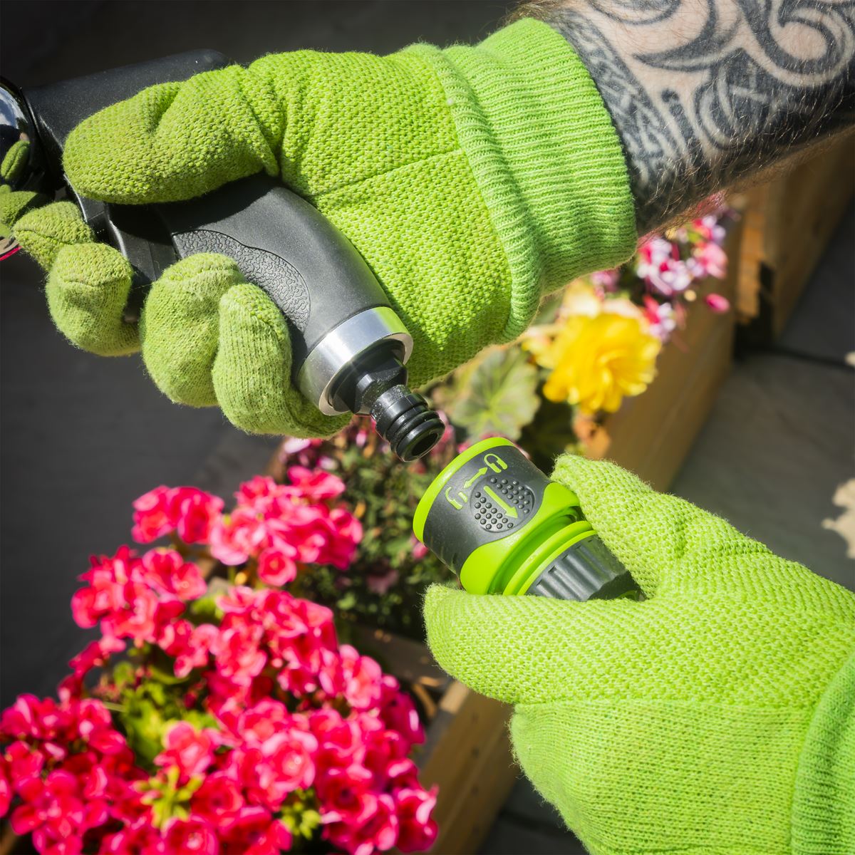 Sealey Spray Gun With Soft Grip Handle 10-Pattern
