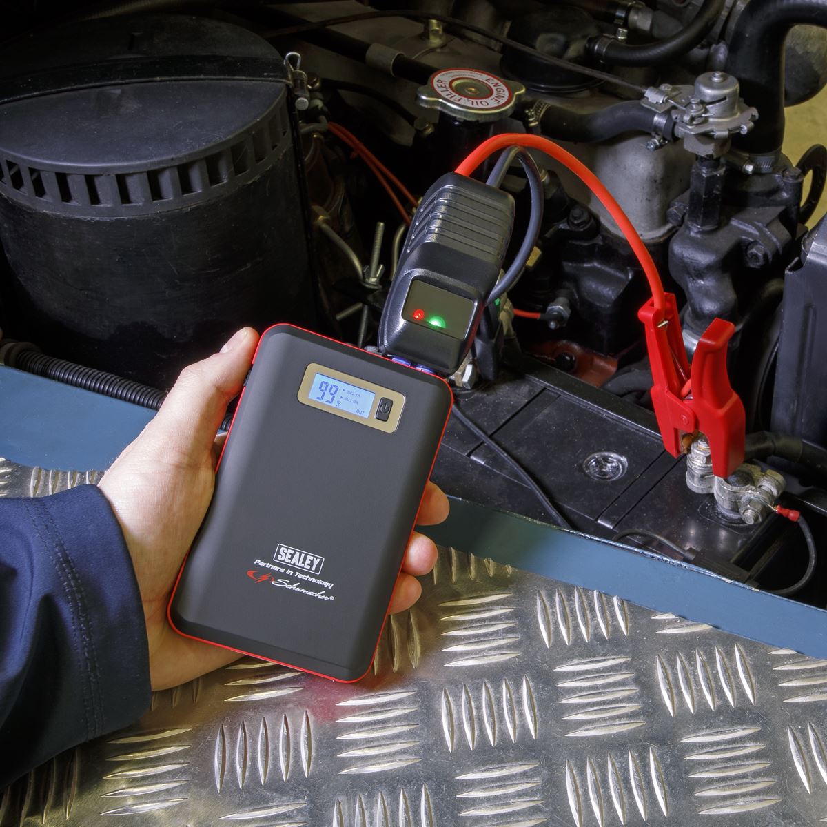 Sealey Schumacher 400A Lithium-Ion (LICOO2) Jump Starter Power Pack Compact