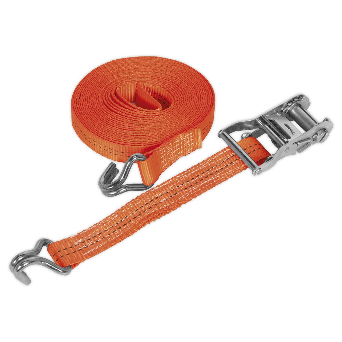 Sealey Ratchet Strap 35mm x 10m Polyester Webbing 2000kg Breaking Strength 
