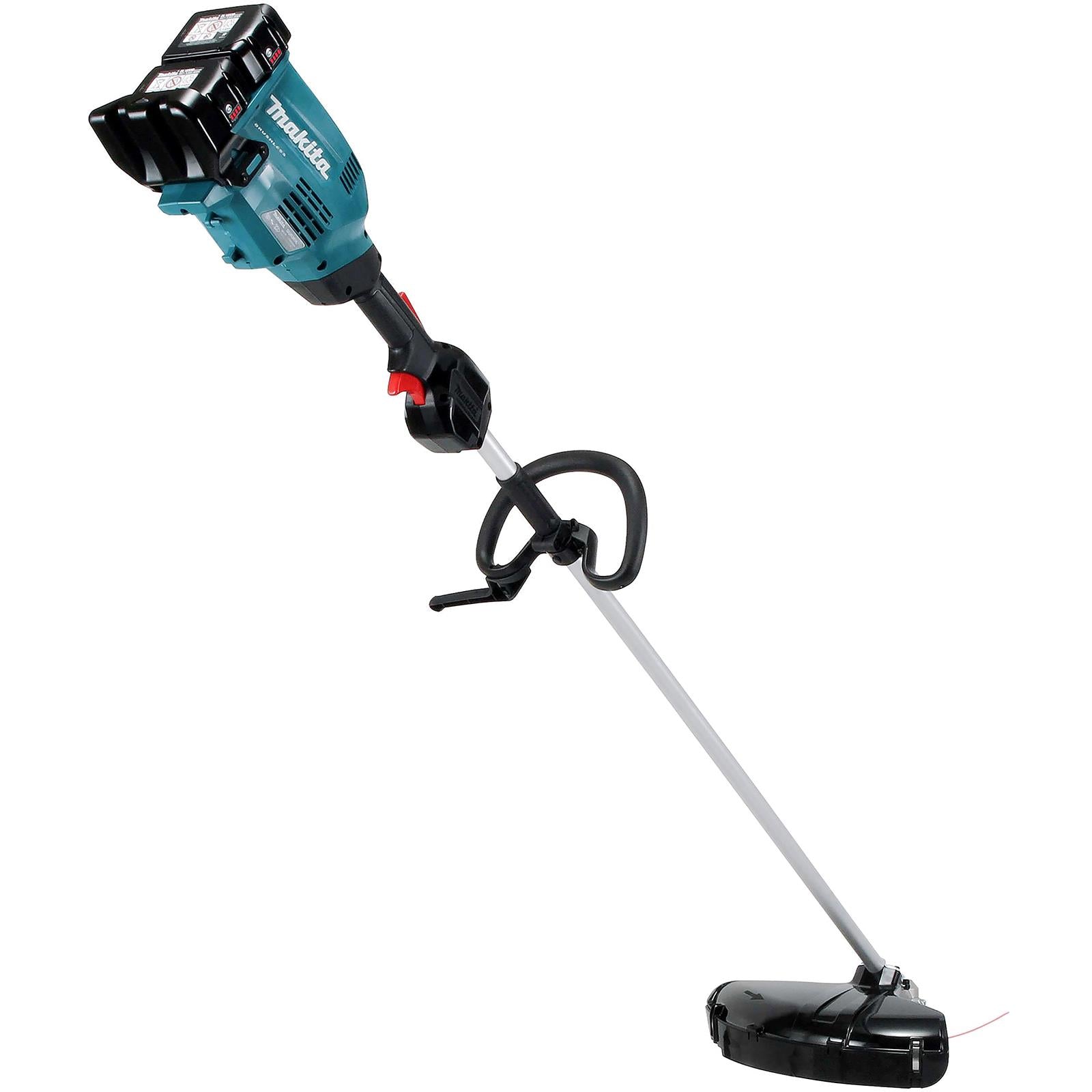 Makita Line Trimmer Strimmer Kit 2 x 18V LXT Brushless Cordless Garden Lawn Strimming 2 x 6Ah Battery and Dual Rapid Charger DUR369LPG2
