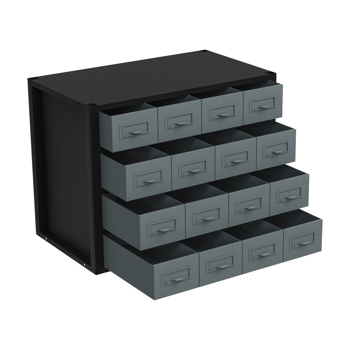 Sealey Modular Racking Mid Unit 16 Small Drawers 580mm  White Rose Tools