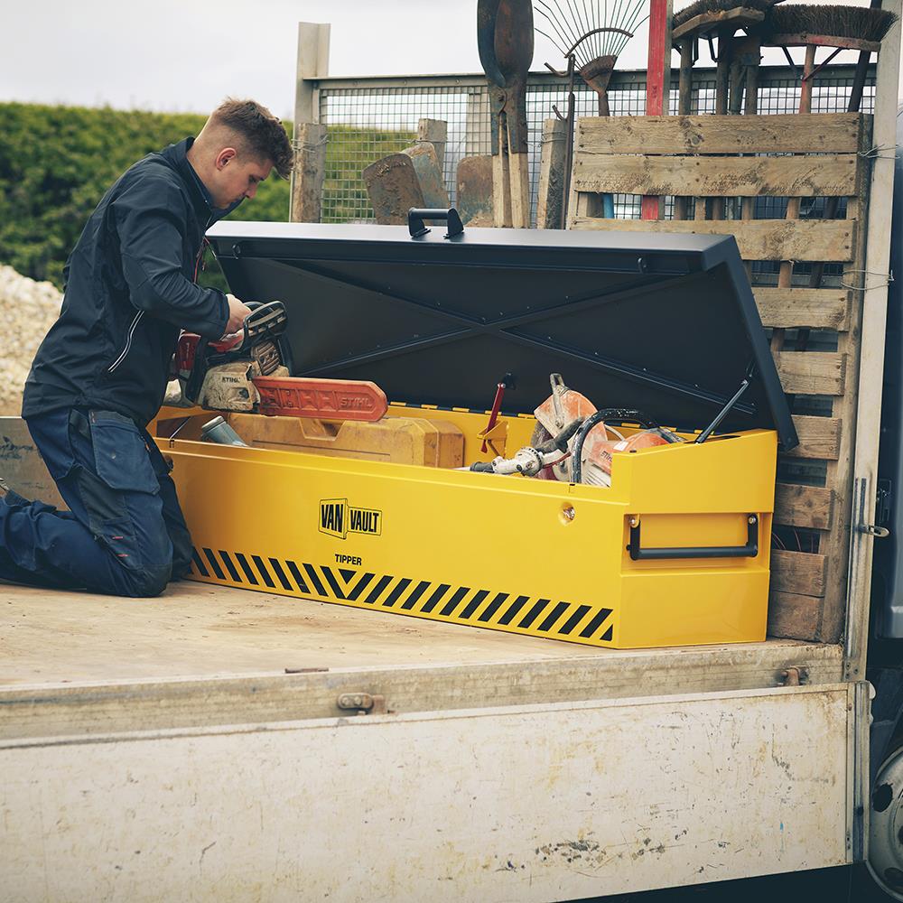 Van Vault Tipper Tool Secure Storage Box 80kg 1815 x 560 x 490mm S10830