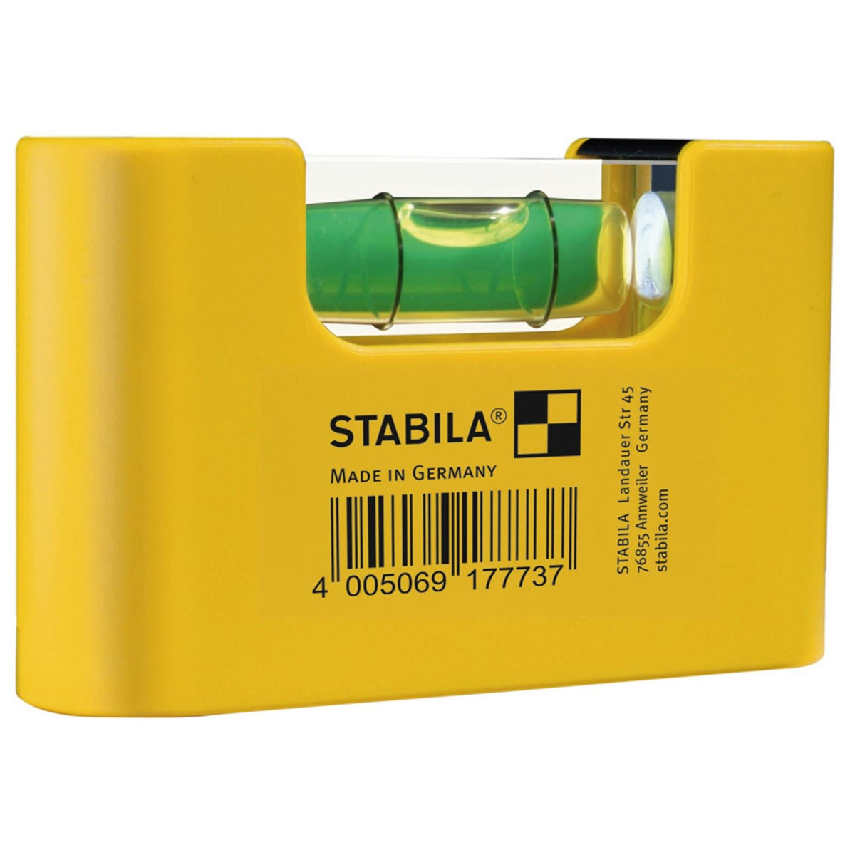 STABILA Pocket Spirit Level 7cm 17773  White Rose Tools