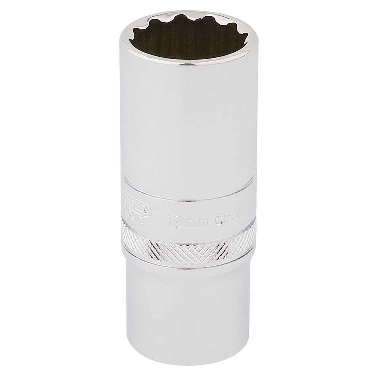 Draper Expert HI-TORQ® 12 Point Deep Socket 3/8" Sq. Dr. 19mm 33036  White Rose Tools