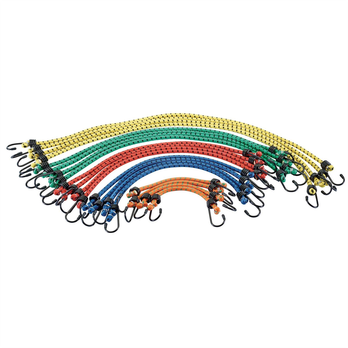 Draper Assorted Bungee Cords (Pack of 20) 63574  White Rose Tools