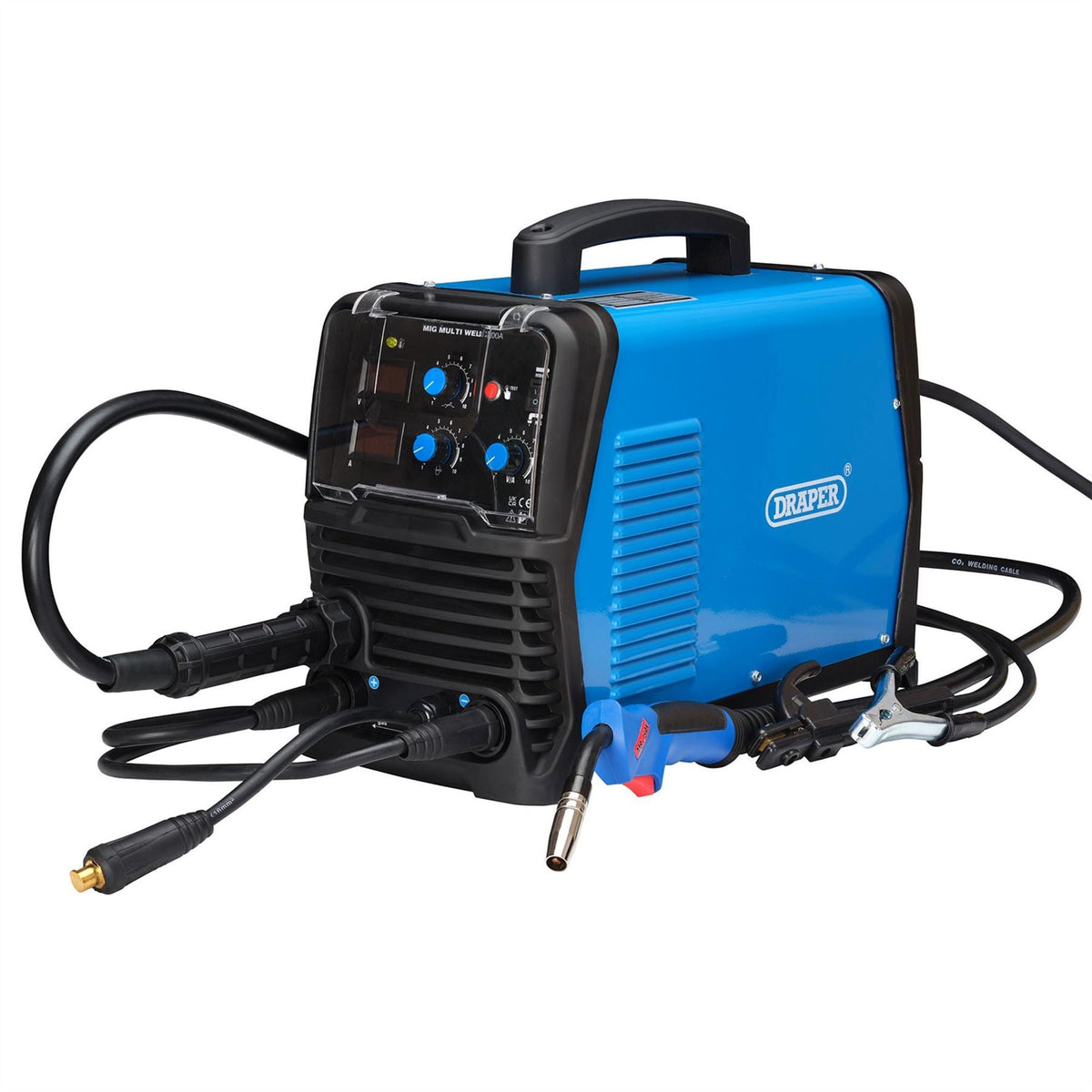 Draper Gas/Gasless MIG Inverter Multi-Welder 200A 70046  White Rose Tools