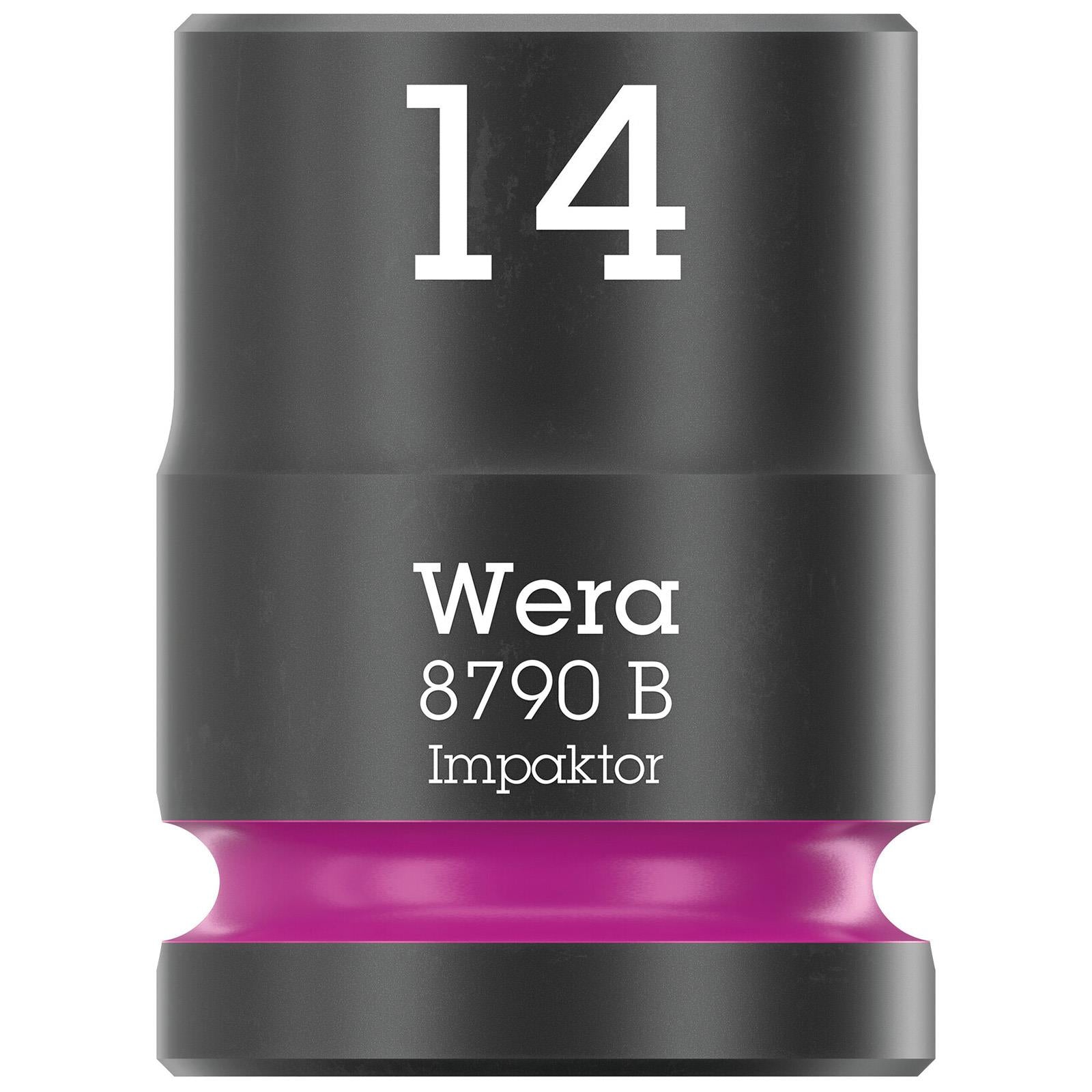 Wera Impact Socket 3/8" Drive 8790 B Impaktor Choose Size Metric 8-24mm or Imperial 1/4"-1