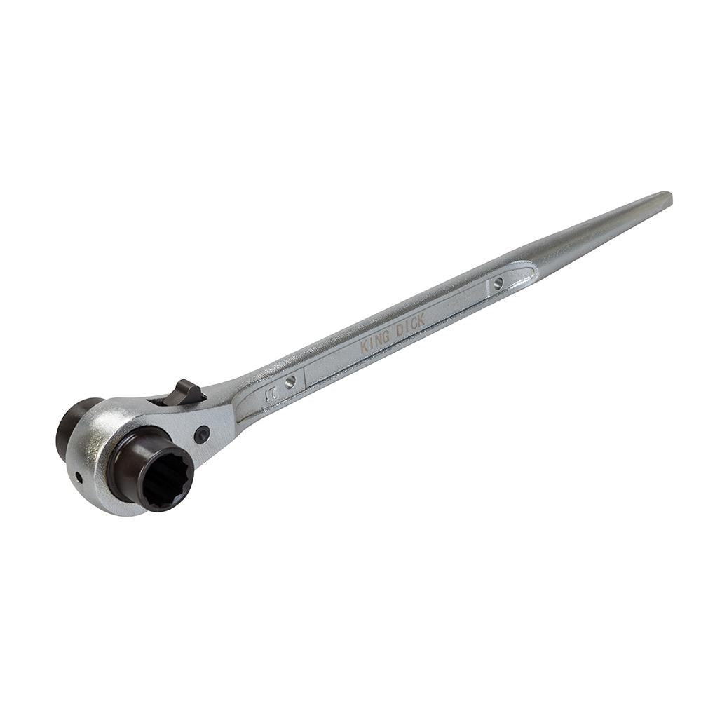 King Dick Ratchet Podger Spanner Metric - Choose Size  White Rose Tools