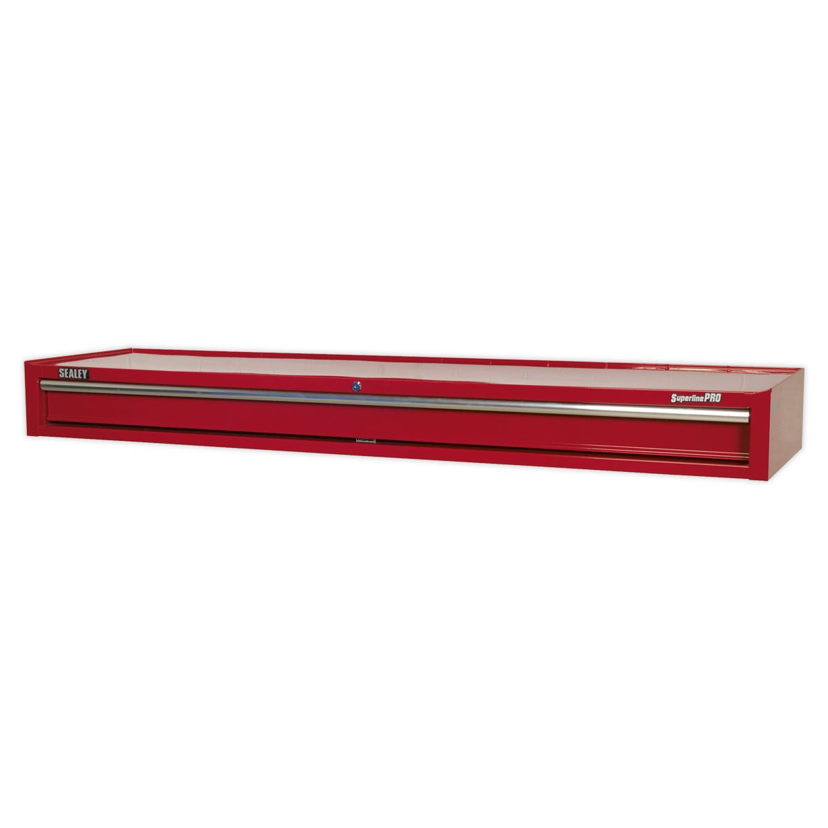 Sealey Superline Pro Mid-Box Tool Chest 1 Drawer with Ball-Bearing Slides Heavy-Duty - Red 