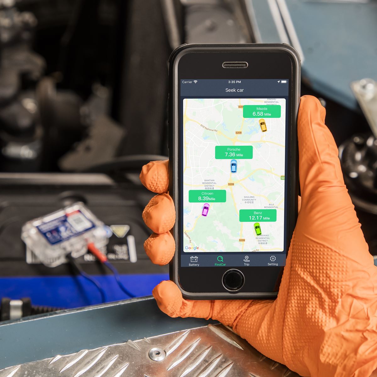 Sealey Vehicle Finder & Battery Monitor Sensor 