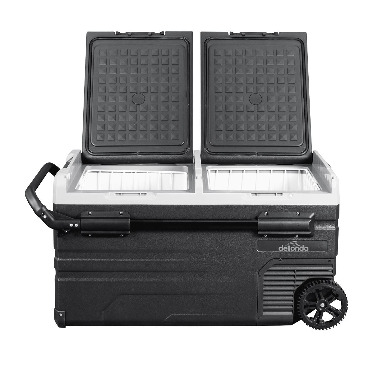Dellonda 75L Portable Dual Zone Compressor Car Camping Fridge/Freezer 12/24V