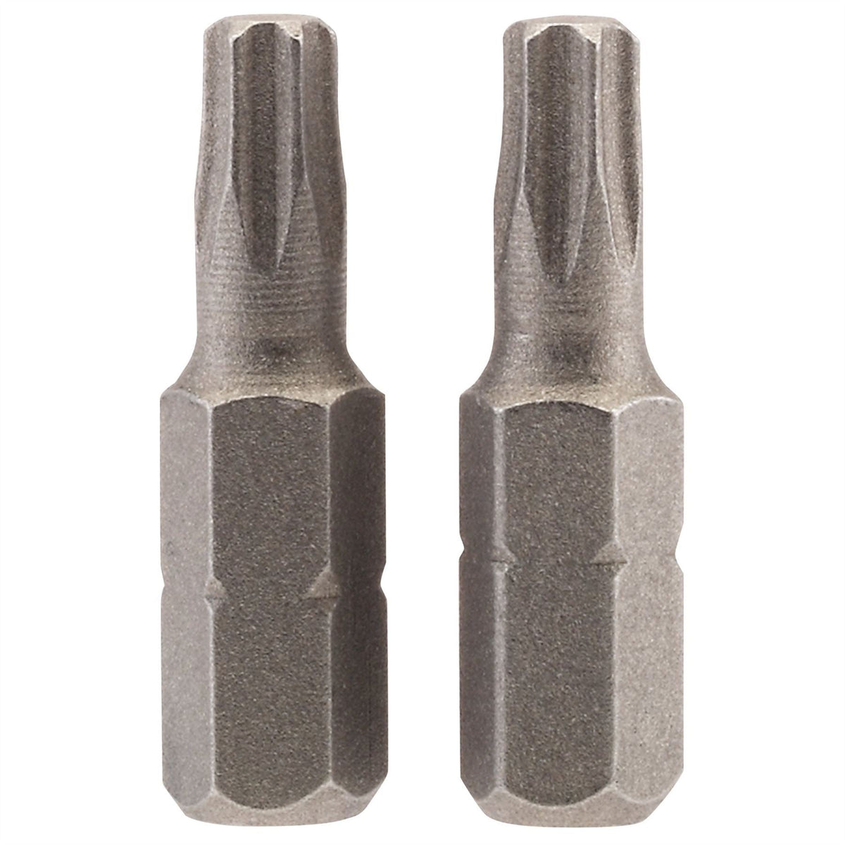 Draper TX-STAR® Insert Bit 1/4" Hex 25mm Long T25 (Pack of 2) 66431  White Rose Tools