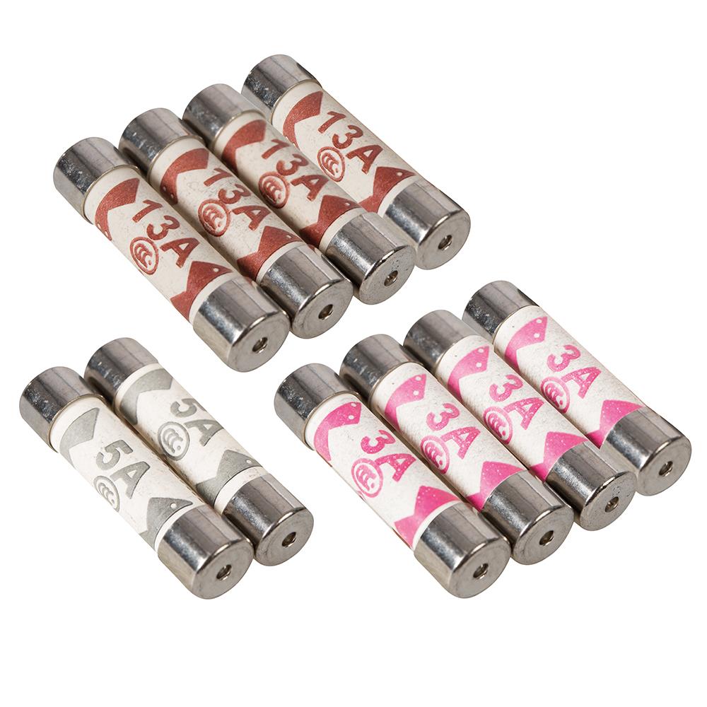 Powermaster Fuses 10pk 3A, 5A & 13A 952591