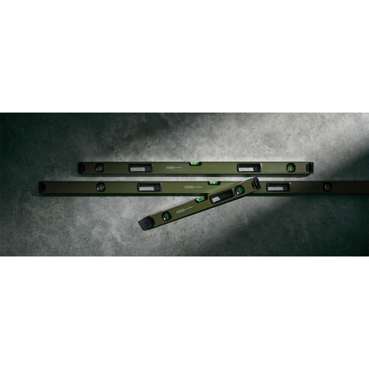 Draper Expert Box Spirit Level with Handle Set (3 Piece) 29006  White Rose Tools