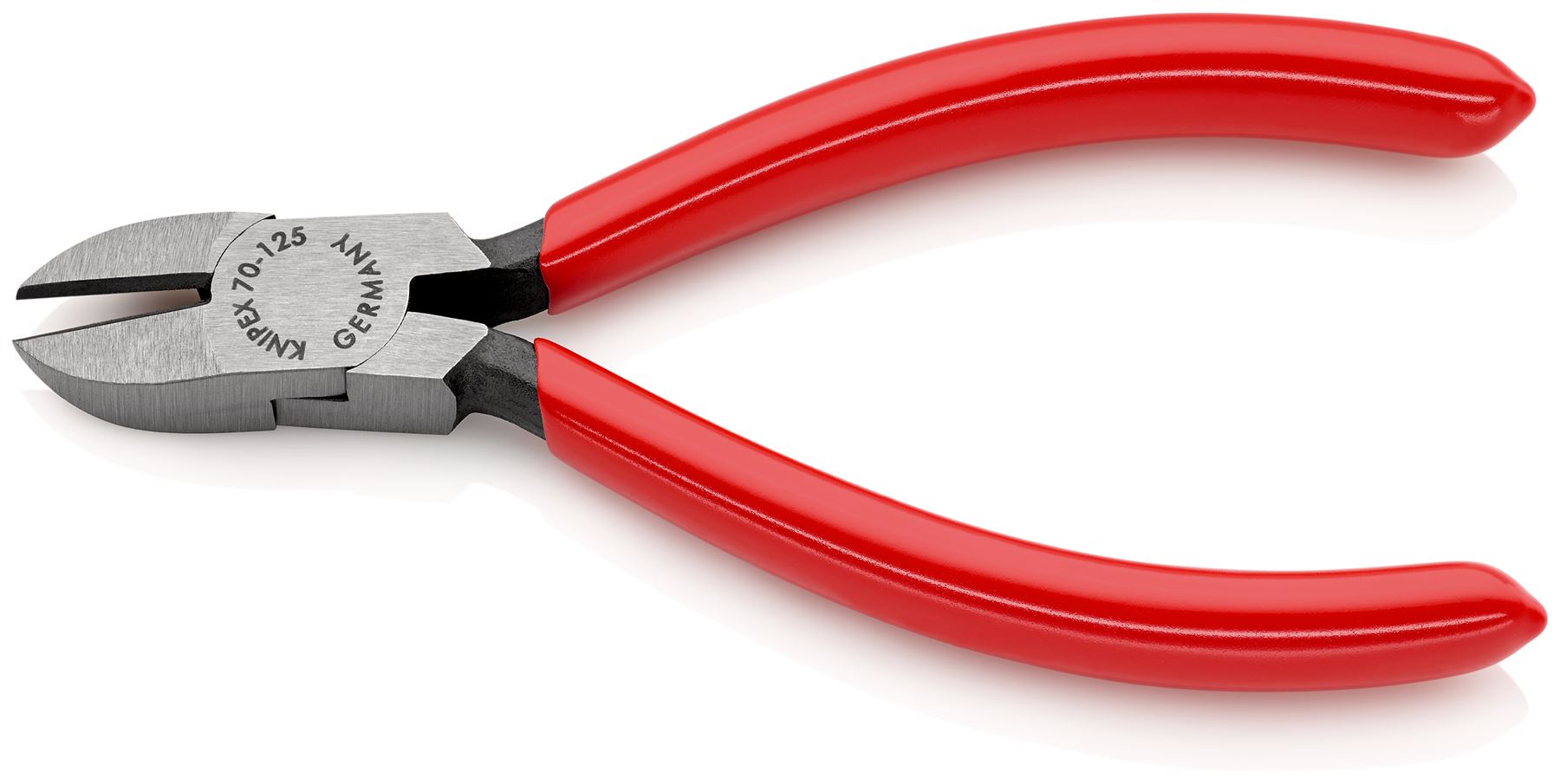 KNIPEX Diagonal Cutting Pliers Side Cutters 125mm Plastic Coated 70 01 125 SB