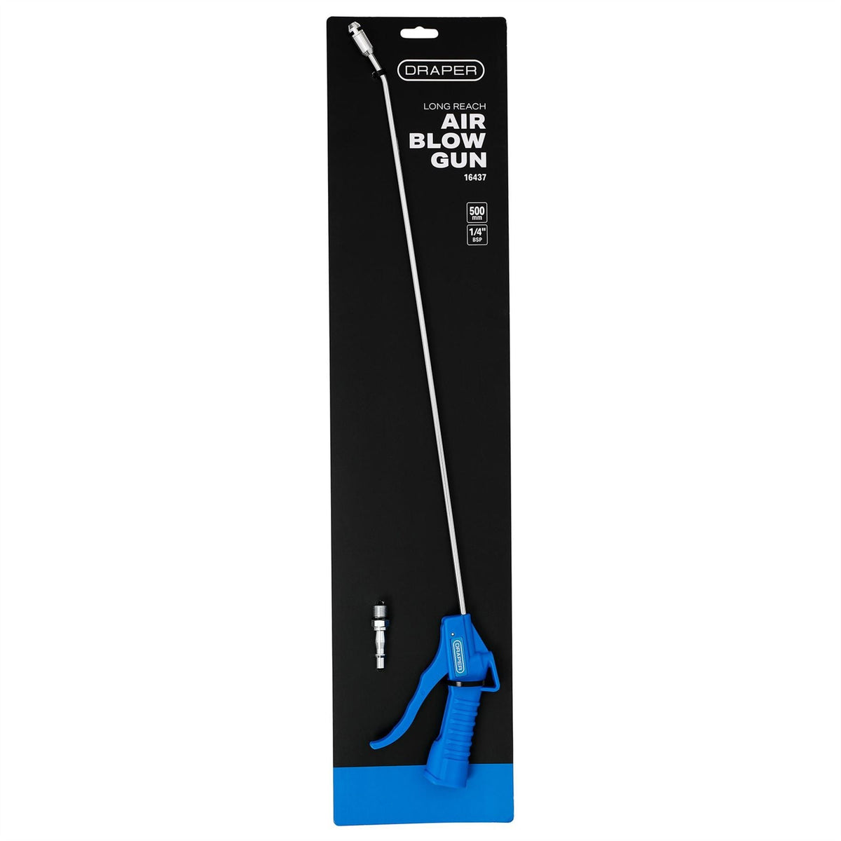 Draper Long Reach Air Blow Gun 500mm 16437  White Rose Tools