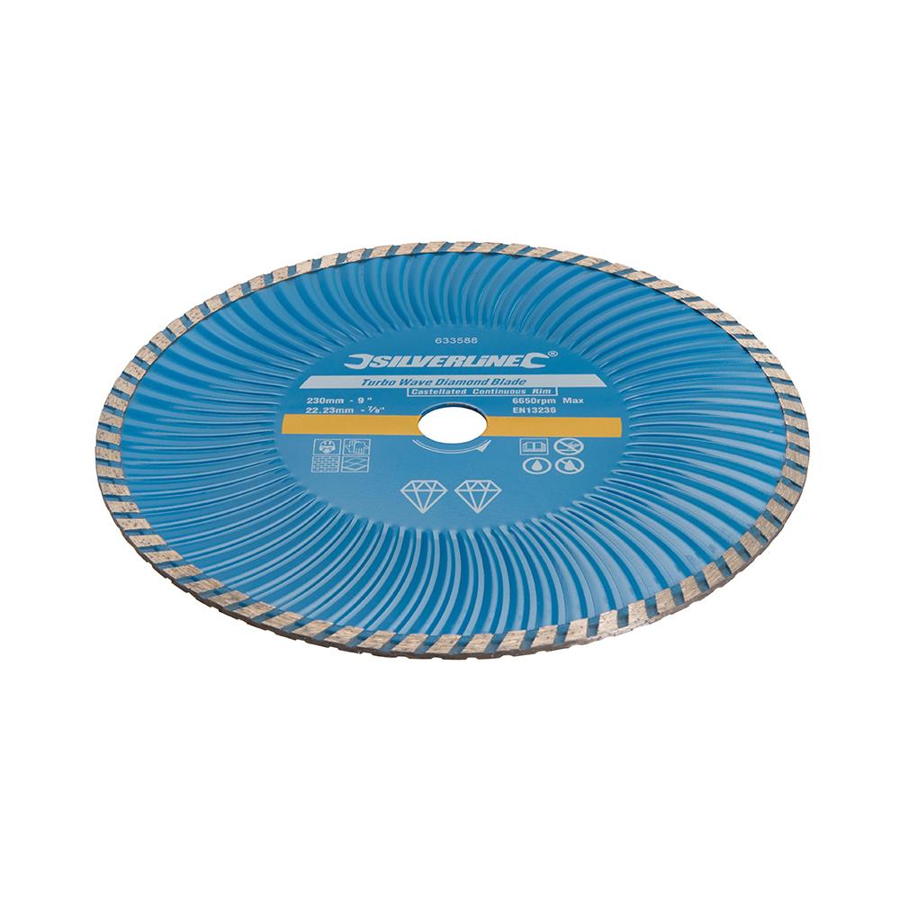 Silverline Turbo Wave Diamond Blade 
