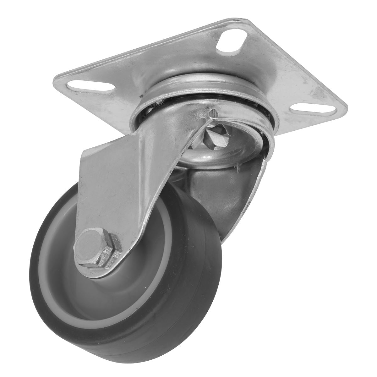 Sealey Medium-Duty Thermoplastic Swivel Castor Wheel Ø50mm - Trade