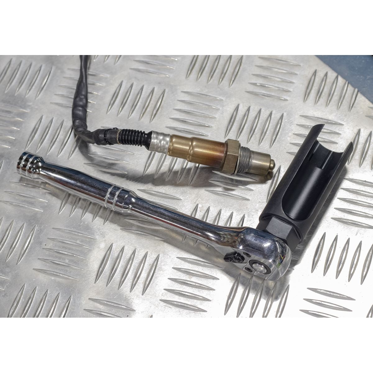 Sealey Oxygen Sensor Socket 22mm 3/8"Sq Drive
