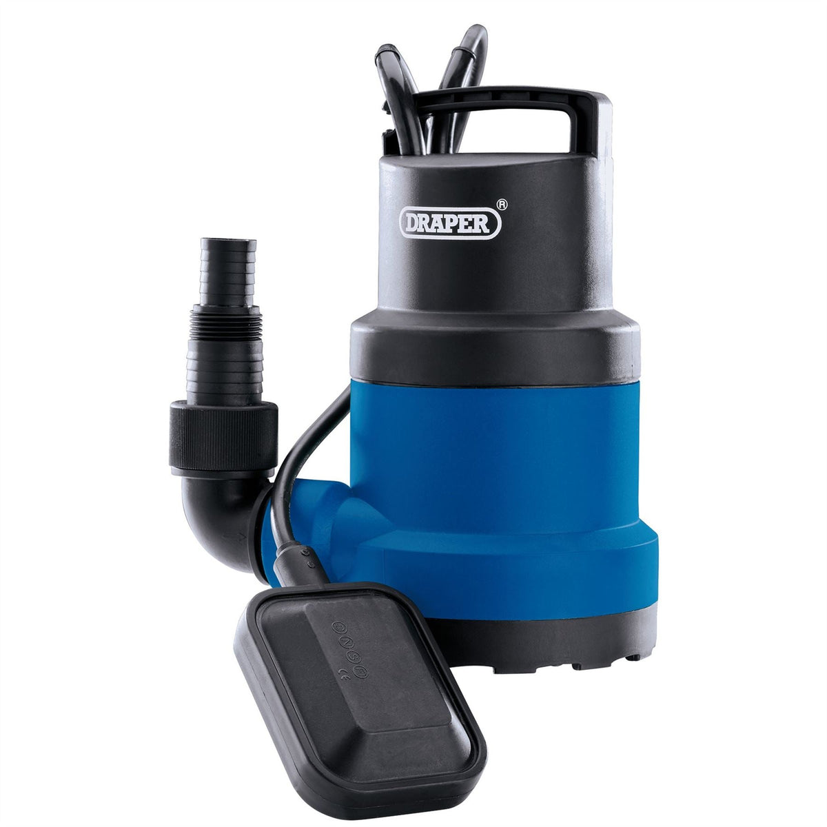 Draper 230V Submersible Clean Water Pump with Float Switch 108L/min 250W 98912  White Rose Tools