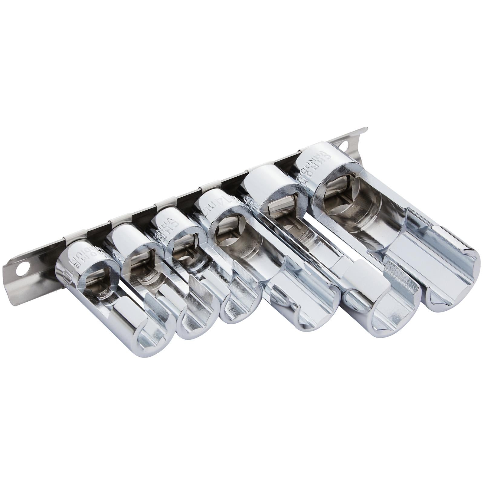 BlueSpot Difficult Access Socket Set 3/8" 1/2" Drive 10-19mm 6 Piece
