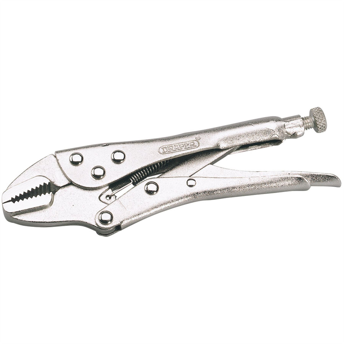 Draper Straight Jaw Self Grip Pliers 190mm 35371  White Rose Tools