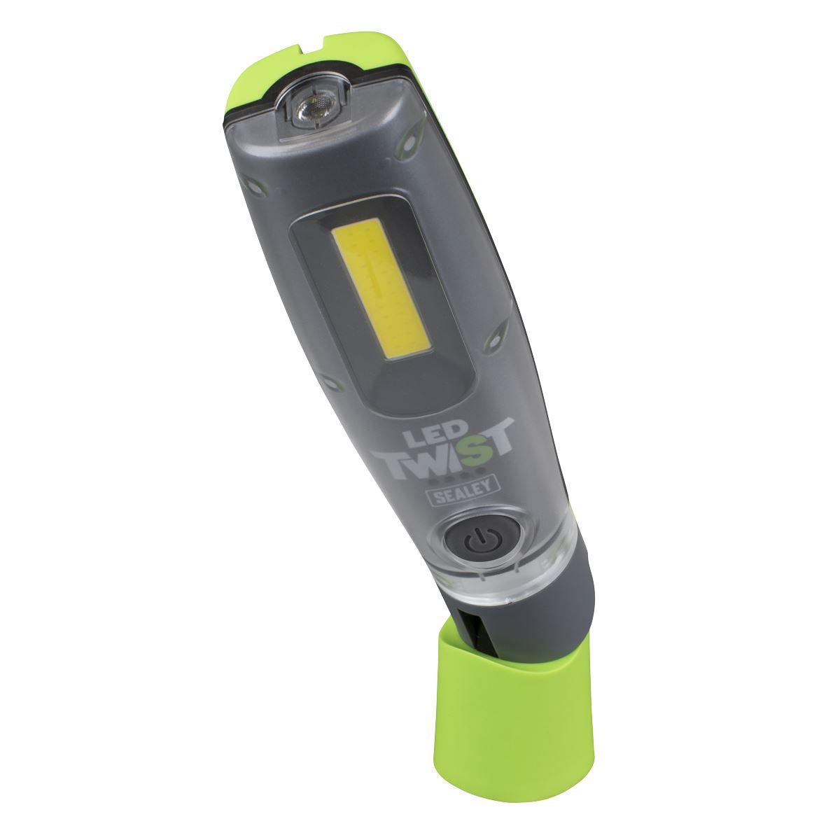 Sealey LED Twist Rechargeable Inspection Light 8W COB & 1W SMD  White Rose Tools