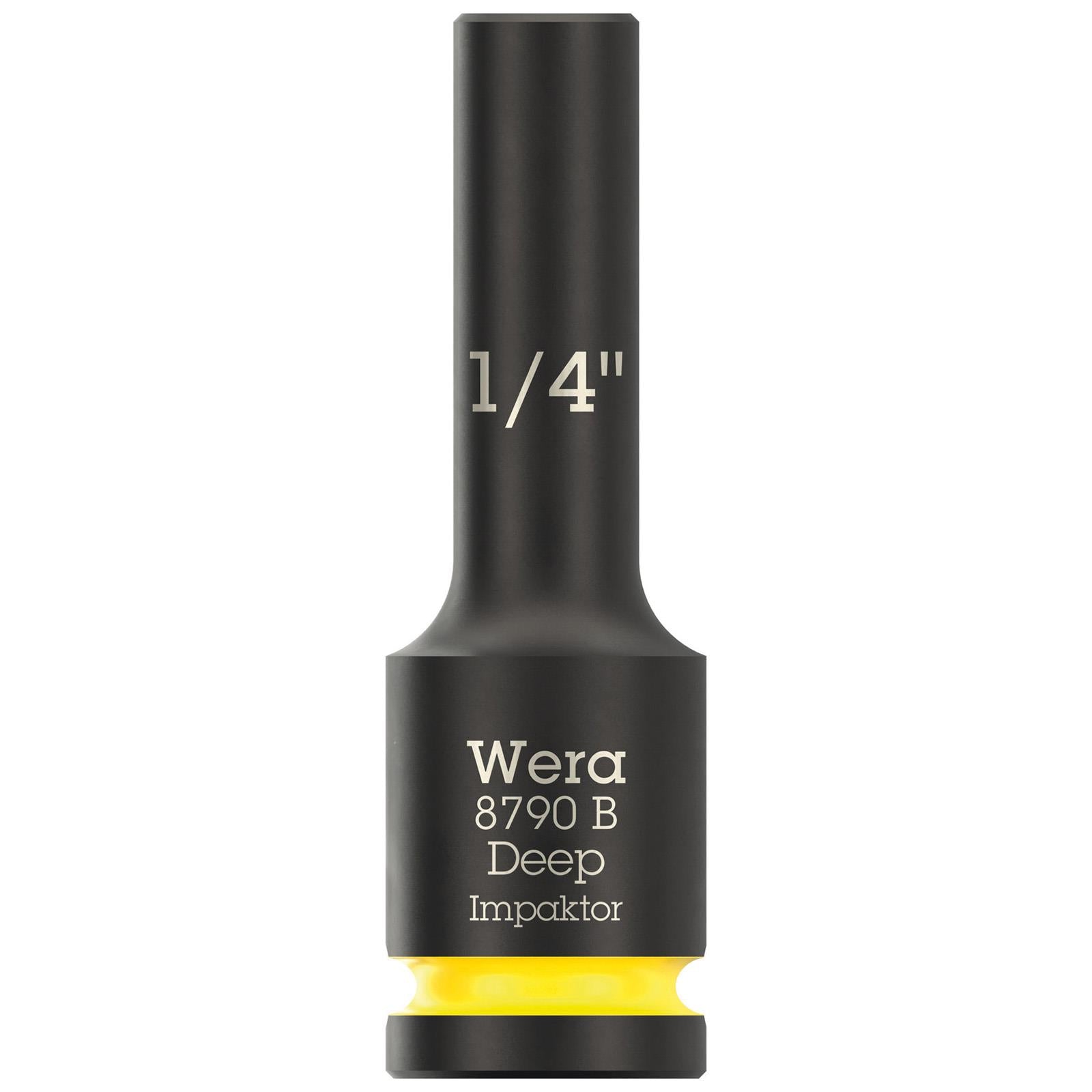 Wera Impact Socket Deep 3/8" Drive 8790 B Impaktor Metric Imperial - Choose Size  White Rose Tools