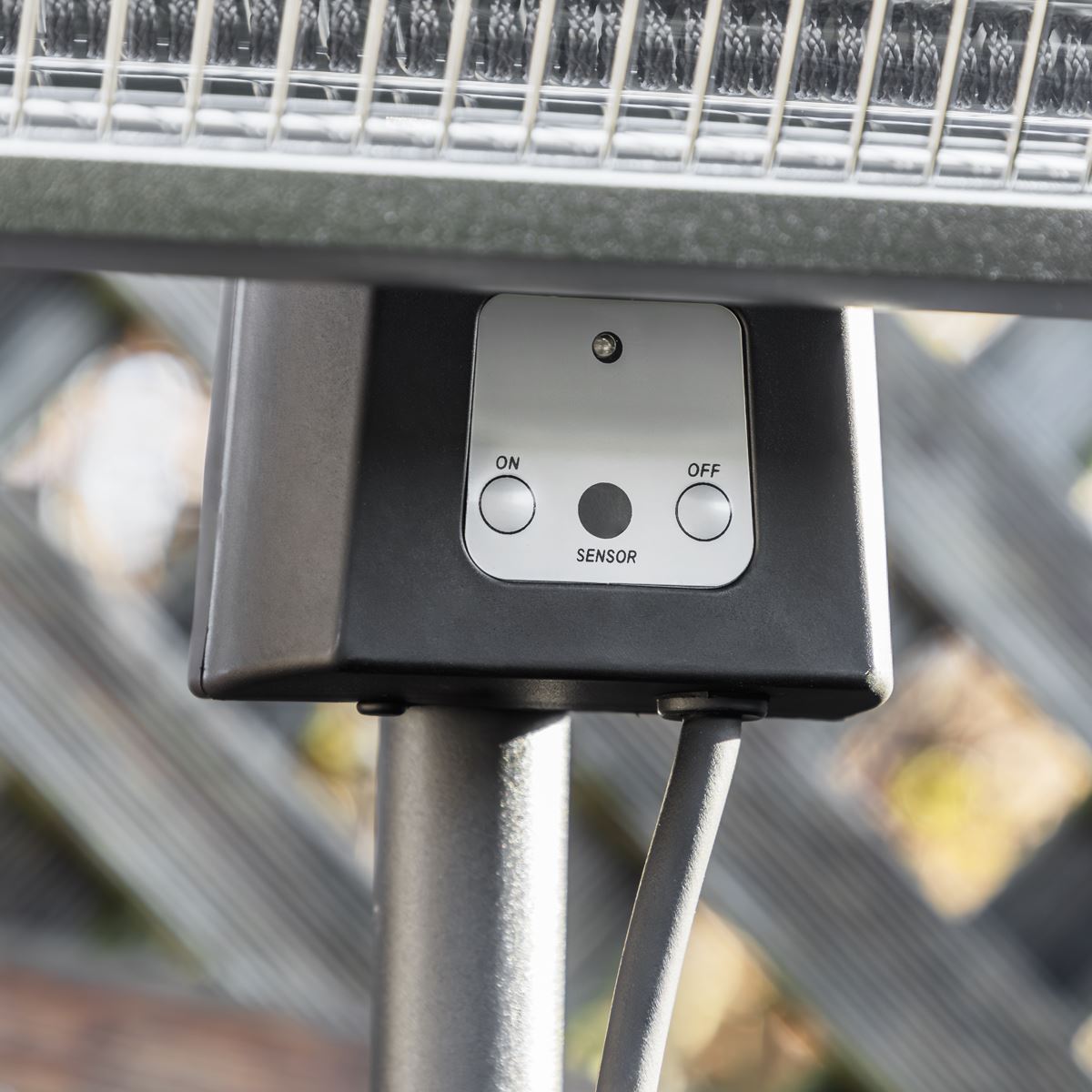 Sealey High Efficiency Carbon Fibre Infrared Patio Heater 1800W/230V with Telescopic Floor Stand 
