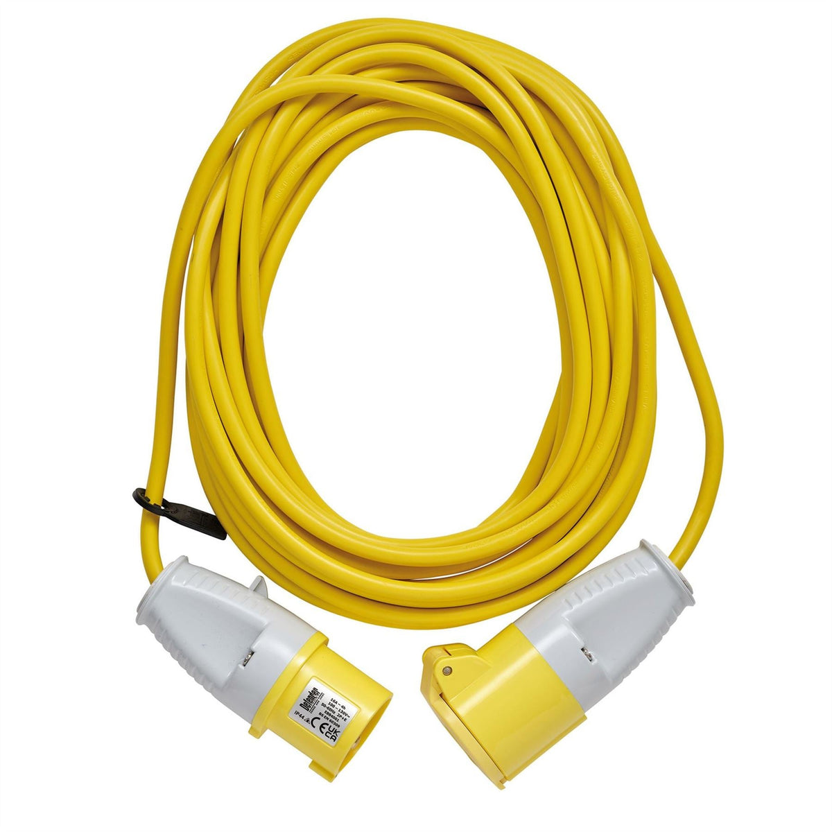 Defender E85118 110V Extension Lead Yellow 1.5mm² 16A 10m 35073  White Rose Tools