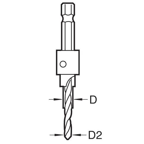 Trend Snappy Tc Counterbore 6.35mm X 12.7mm  SNAP/CB/4TC 