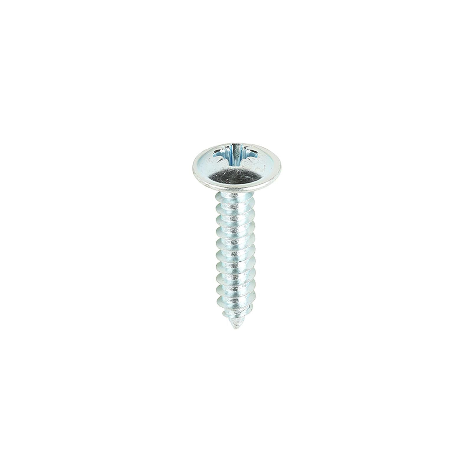 TIMCO Self Tapping Screws Flange Head Zinc Pozi - Choose Size