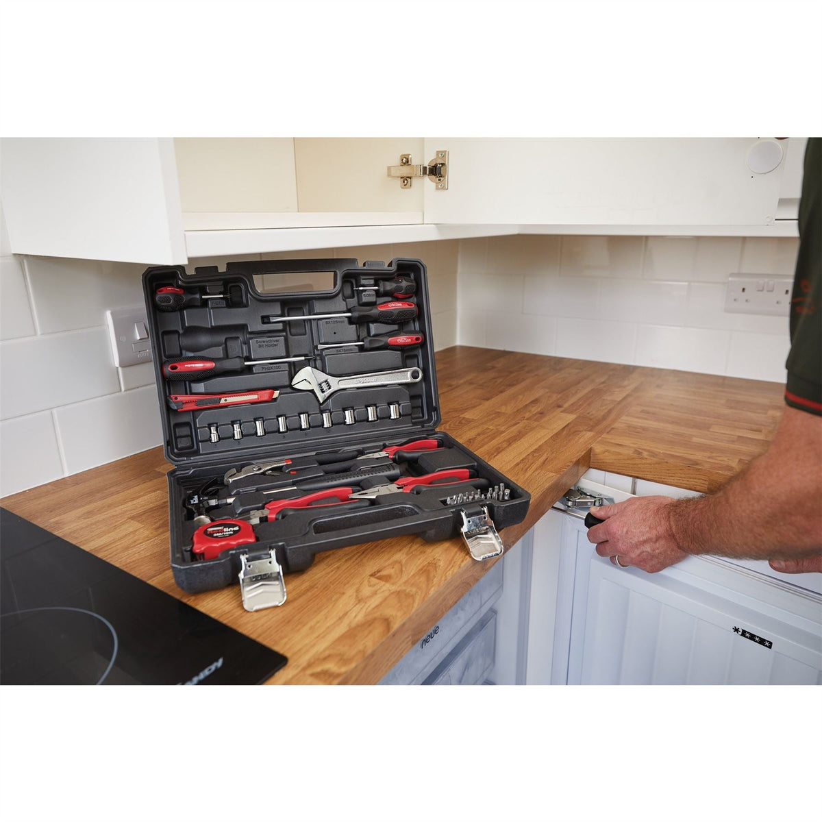 Draper Redline® Home Essential Tool Kit (43 Piece) 70382  White Rose Tools